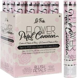 Flower Petal Cannon - Blush (1 each) - SKU:PE-00536 - UPC:099996006851 - Party Expo