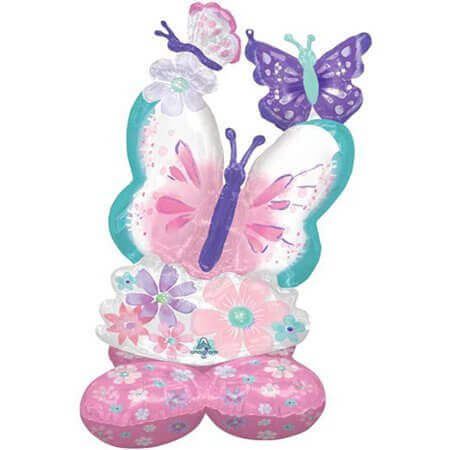 Flutter Butterfly Airloonz - SKU:A4-2809 - UPC:026635428095 - Party Expo