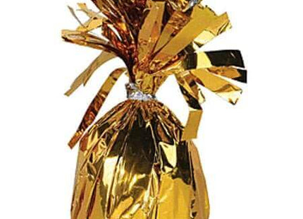 Foil Balloon Weight - Gold - SKU:84379 - UPC:708450603658 - Party Expo