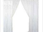 Foil Fringe Curtain - White - SKU: - UPC:677545142047 - Party Expo