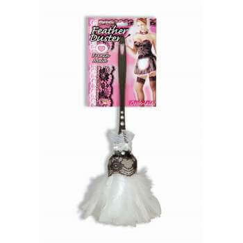 French Maid Deluxe Feather Duster - SKU:F61754 - UPC:721773617546 - Party Expo