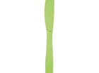 Fresh Lime Plastic Knives - SKU:010923- - UPC:073525809663 - Party Expo