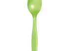 Fresh Lime Plastic Spoons - SKU:011923- - UPC:073525812618 - Party Expo