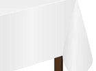 Frosty White Plastic Tablecover 54 x 108 - SKU: - UPC:048419948223 - Party Expo