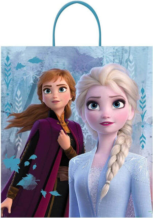 Frozen Anna & Elsa Plastic Loot Bag - SKU:370481 - UPC:192937071212 - Party Expo