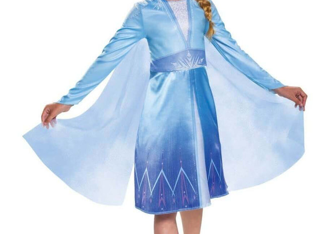 Frozen II - Elsa Classic Costume - M (7-8) - SKU:22873K - UPC:039897913711 - Party Expo