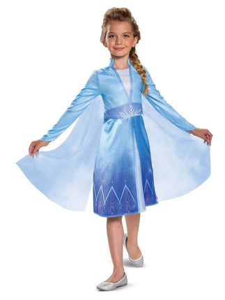 Frozen II - Elsa Classic Costume - M (7-8) - SKU:22873K - UPC:039897913711 - Party Expo