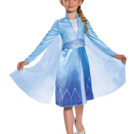 Frozen II - Elsa Costume - (4-6x) - SKU:22873L - UPC:039897517100 - Party Expo