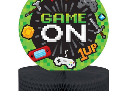 Gaming Party Honeycomb Centerpiece - SKU:336673 - UPC:039938567576 - Party Expo