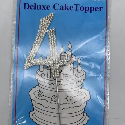 Gem Cake Topper - #4 - SKU:091717-4 - UPC:677545157935 - Party Expo