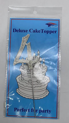 Gem Cake Topper - #4 - SKU:091717-4 - UPC:677545157935 - Party Expo