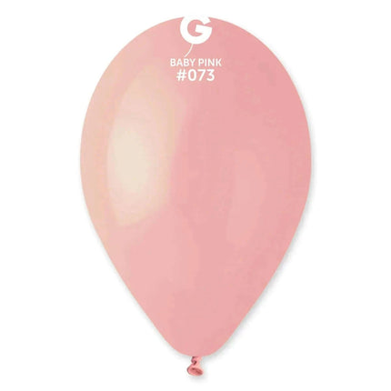 Gemar - 12" Baby Pink Latex Balloons #073 (50pcs) - SKU:117301 - UPC:8021886117301 - Party Expo