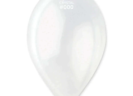 Gemar - 12" Crystal Latex Balloons #000 (50pcs) - SKU:110005 - UPC:8021886110005 - Party Expo