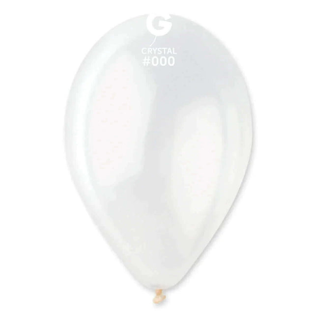 Gemar - 12" Crystal Latex Balloons #000 (50pcs) - SKU:110005 - UPC:8021886110005 - Party Expo