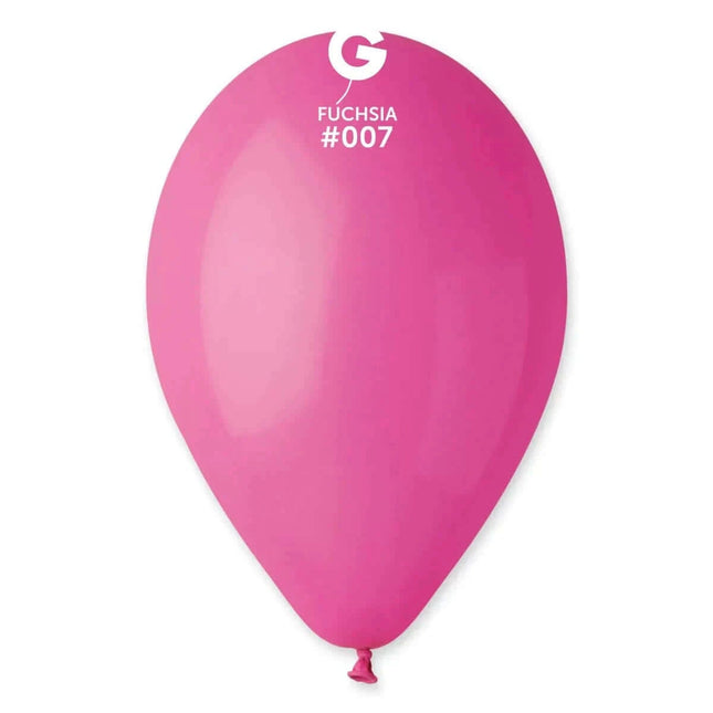 Gemar - 12" Fuchsia Latex Balloons #007 (50pcs) - SKU:110708 - UPC:8021886110708 - Party Expo