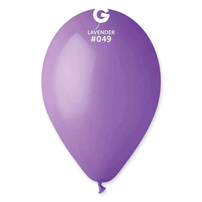 Gemar - 12" Lavender Latex Balloons #049 (50pcs) - SKU:114904 - UPC:8021886114904 - Party Expo