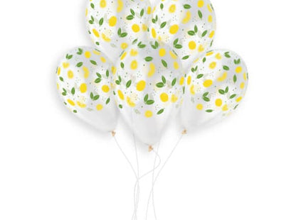 Gemar - 12" Lemon Rush Crystal Clear Latex Balloons #1022 (50pcs) - SKU:#1022 - UPC:8021886940435 - Party Expo