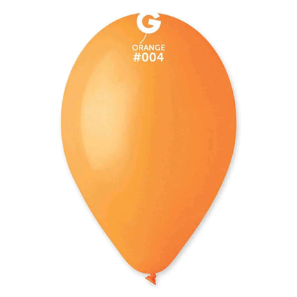 Gemar - 12" Orange Latex Balloons #004 (50pcs) - SKU:110401 (#004) - UPC:8021886110401 - Party Expo