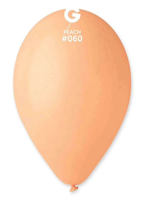 Gemar - 12" Peach Latex Balloons #060 (50pcs) - SKU:116007 - UPC:8021886116007 - Party Expo