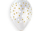 Gemar - 13' Golden Dots Crystal Latex Balloons #1037 (50pcs) - SKU:940572 - UPC:8021886940572 - Party Expo