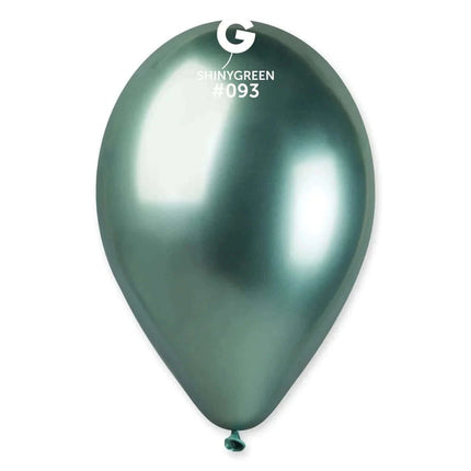 Gemar - 13" Shiny Green Latex Balloons #093 (25pcs) - SKU:129359 - UPC:8021886129359 - Party Expo