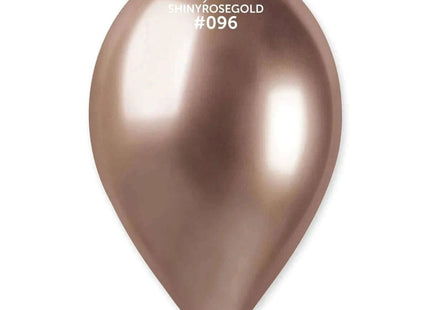 Gemar - 13" Shiny Rose Gold Latex Balloons #096 (25ct) - SKU:129656 - UPC:8021886129656 - Party Expo