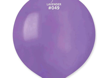 Gemar - 19" Lavender Latex Balloons #049 (25pcs) - SKU:154955 - UPC:8021886154955 - Party Expo