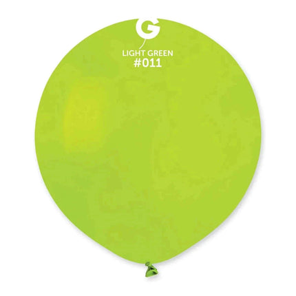 Gemar - 19' Light Green Latex Balloons #011 (25pcs) - SKU:151152 - UPC:8021886151152 - Party Expo