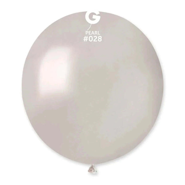 Gemar - 19" Metallic Pearl Latex Balloons #028 (25pcs) - SKU:152852 - UPC:8021886152852 - Party Expo