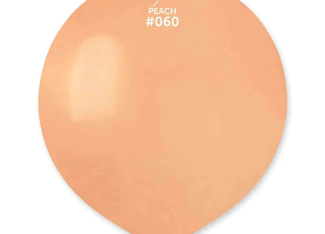 Gemar - 19" Peach Latex Balloons #060 (25pcs) - SKU:156058 - UPC:8021886156058 - Party Expo