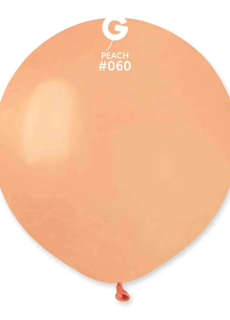 Gemar - 19" Peach Latex Balloons #060 (25pcs) - SKU:156058 - UPC:8021886156058 - Party Expo