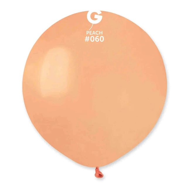 Gemar - 19" Peach Latex Balloons #060 (25pcs) - SKU:156058 - UPC:8021886156058 - Party Expo