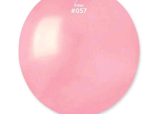 Gemar - 19" Pink Latex Balloons #057 (25pcs) - SKU:155754 - UPC:8021886155754 - Party Expo