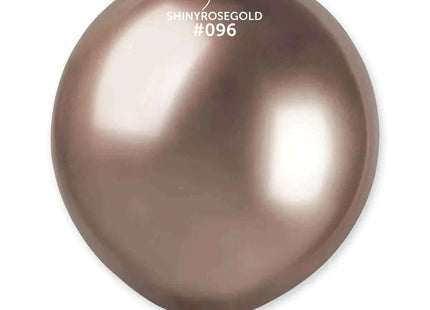 Gemar - 19" Shiny Rose Gold Latex Balloons #096 (25pcs) - SKU:159653* - UPC:8021886159653 - Party Expo