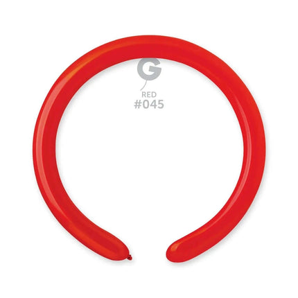 Gemar - 260 Red Latex Balloons #045 (50pcs) - SKU: - UPC:8021886554502 - Party Expo