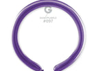 Gemar - 260 Shiny Purple Latex Balloons #097 (50pcs) - SKU:59705 - UPC:8021886559705 - Party Expo