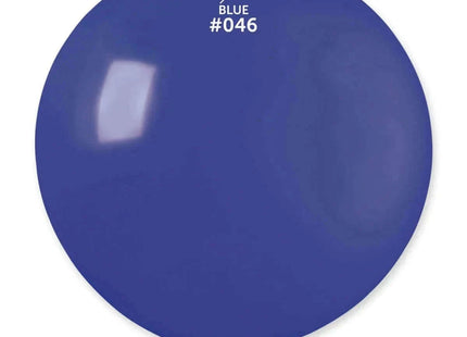 Gemar - 31" Blue Latex Balloons #046 (1pc) - SKU:329841 - UPC:8021886329841 - Party Expo
