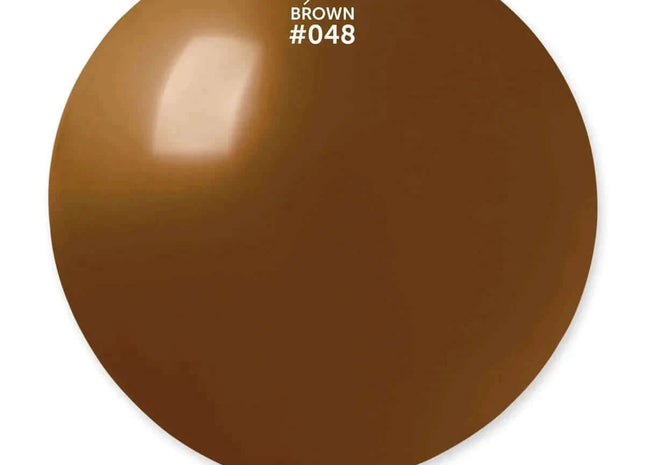 Gemar - 31" Brown Latex Balloons #048 (1pc) - SKU:329858 - UPC:8021886329858 - Party Expo