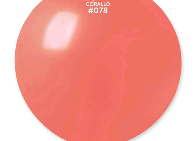 Gemar - 31' Coral Latex Balloons #078 (1pcs) - SKU:340266 - UPC:8021886340266 - Party Expo
