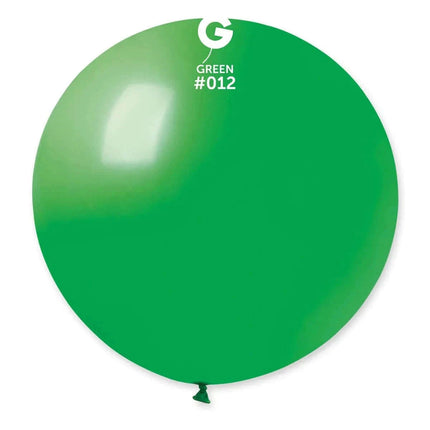 Gemar - 31" Green Latex Balloons #012 (1pc) - SKU:329797 - UPC:8021886329797 - Party Expo