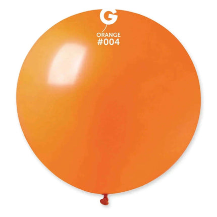 Gemar - 31" Orange Latex Balloons #004 (1pc) - Party Expo