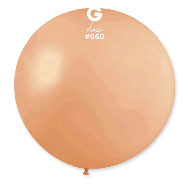 Gemar - 31" Peach Latex Balloons #060 (1pc) - SKU:329896 - UPC:8021886329896 - Party Expo