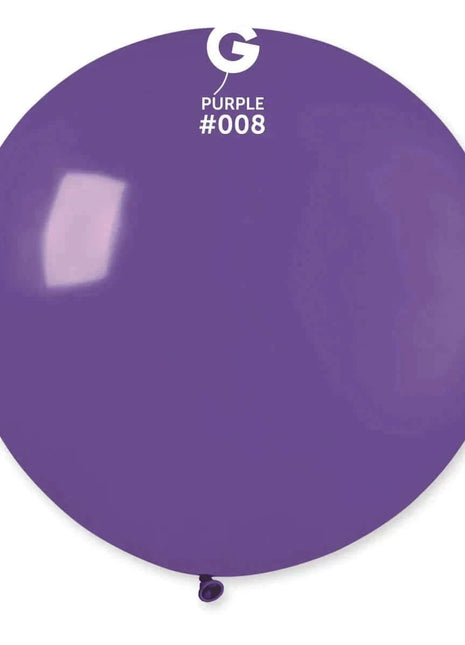 Gemar - 31" Purple Latex Balloons #008 (1pc) - SKU:340181 - UPC:8021886340181 - Party Expo