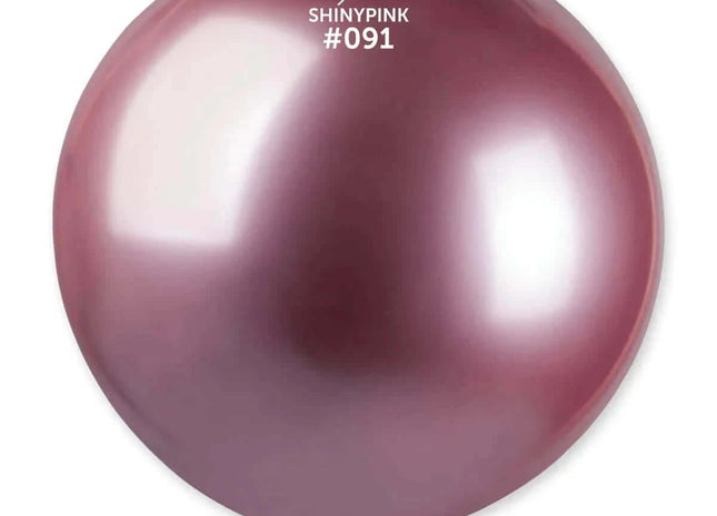 Gemar - 31" Shiny Pink Latex Balloons #091 (1pc) - SKU:342970 - UPC:8021886342970 - Party Expo