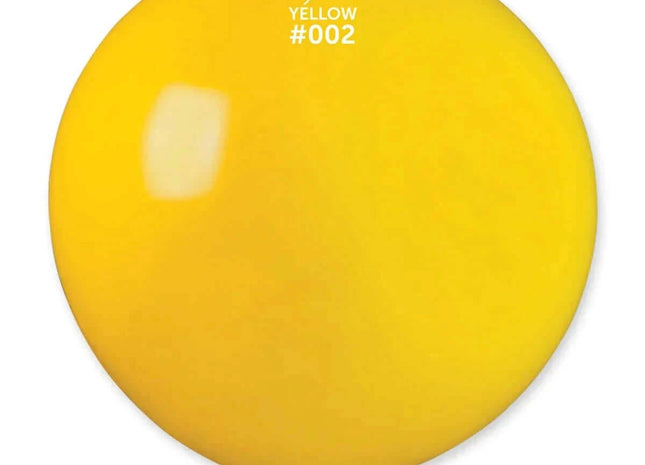 Gemar - 31" Yellow Latex Balloons #002 (1pc) - SKU:329728 - UPC:8021886329728 - Party Expo
