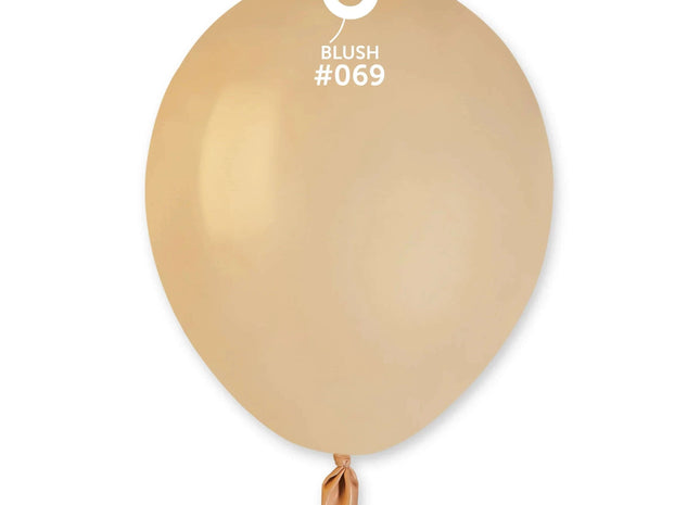 Gemar - 5" Blush Latex Balloons #069 (100pcs) - SKU:056914 - UPC:8021886056914 - Party Expo