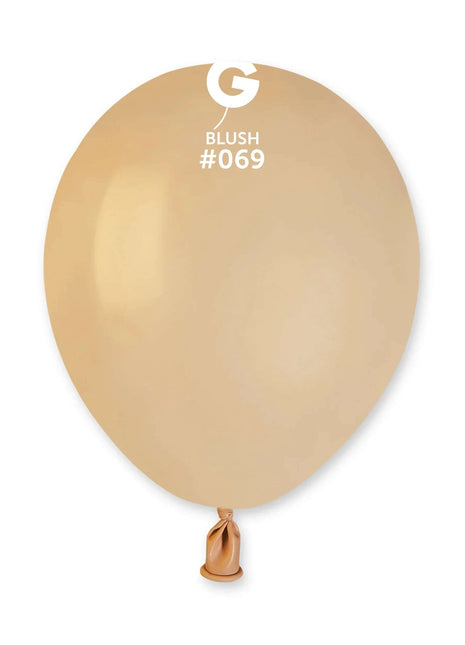 Gemar - 5" Blush Latex Balloons #069 (100pcs) - SKU:056914 - UPC:8021886056914 - Party Expo