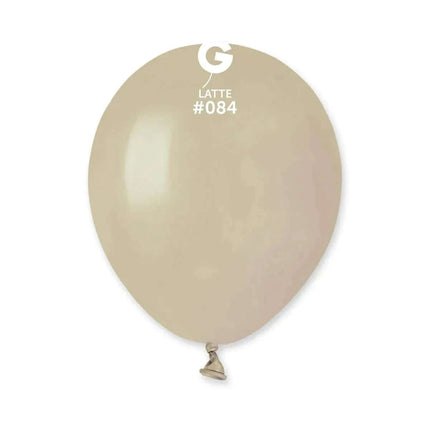 Gemar - 5" Latte Latex Balloons #084 (100pcs) - SKU:058413 - UPC:8021886058413 - Party Expo