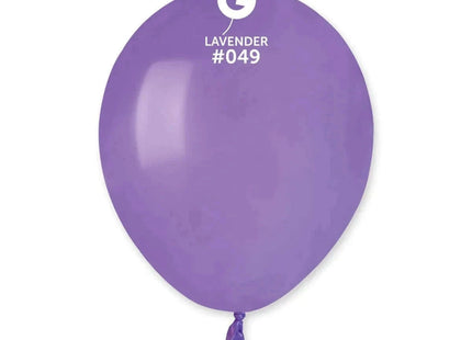 Gemar - 5" Lavender Latex Balloons #049 (100pcs) - SKU:054910 - UPC:8021886054910 - Party Expo