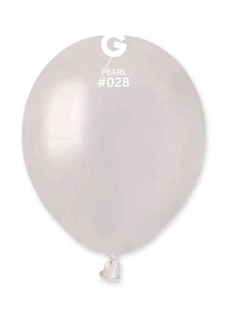 Gemar - 5" Metallic Pearl Latex Balloons #028 (100pcs) - SKU:052817 - UPC:8021886052817 - Party Expo